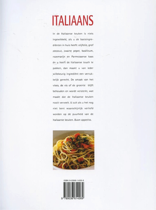 foto van BOEK - Creatief Koken Italiaans
