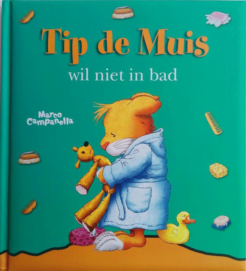 foto van Tip de muis wil niet in bad