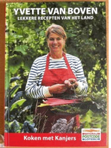 foto van Yvette van Boven koken met kanjers