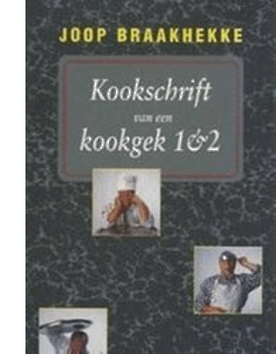 foto van Kookschrift van een kookgek set